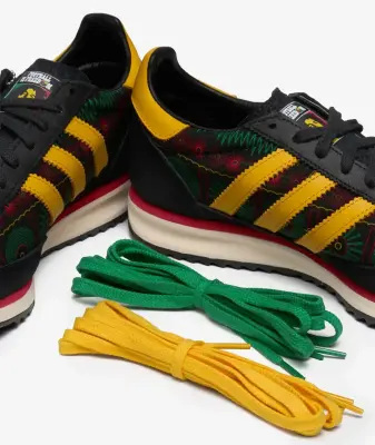 Adidas SL 72 RS Jamaica Football Federation x Bob Marley Black — photo 4