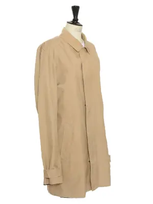 Trench Homme en coton beige S/S 2014 par Kris Van Assche Prix boutique 2000€ Taille 48 — photo 4