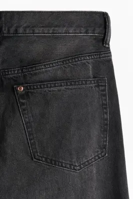 Relaxed Bootcut Jeans - Noir denim — photo 3