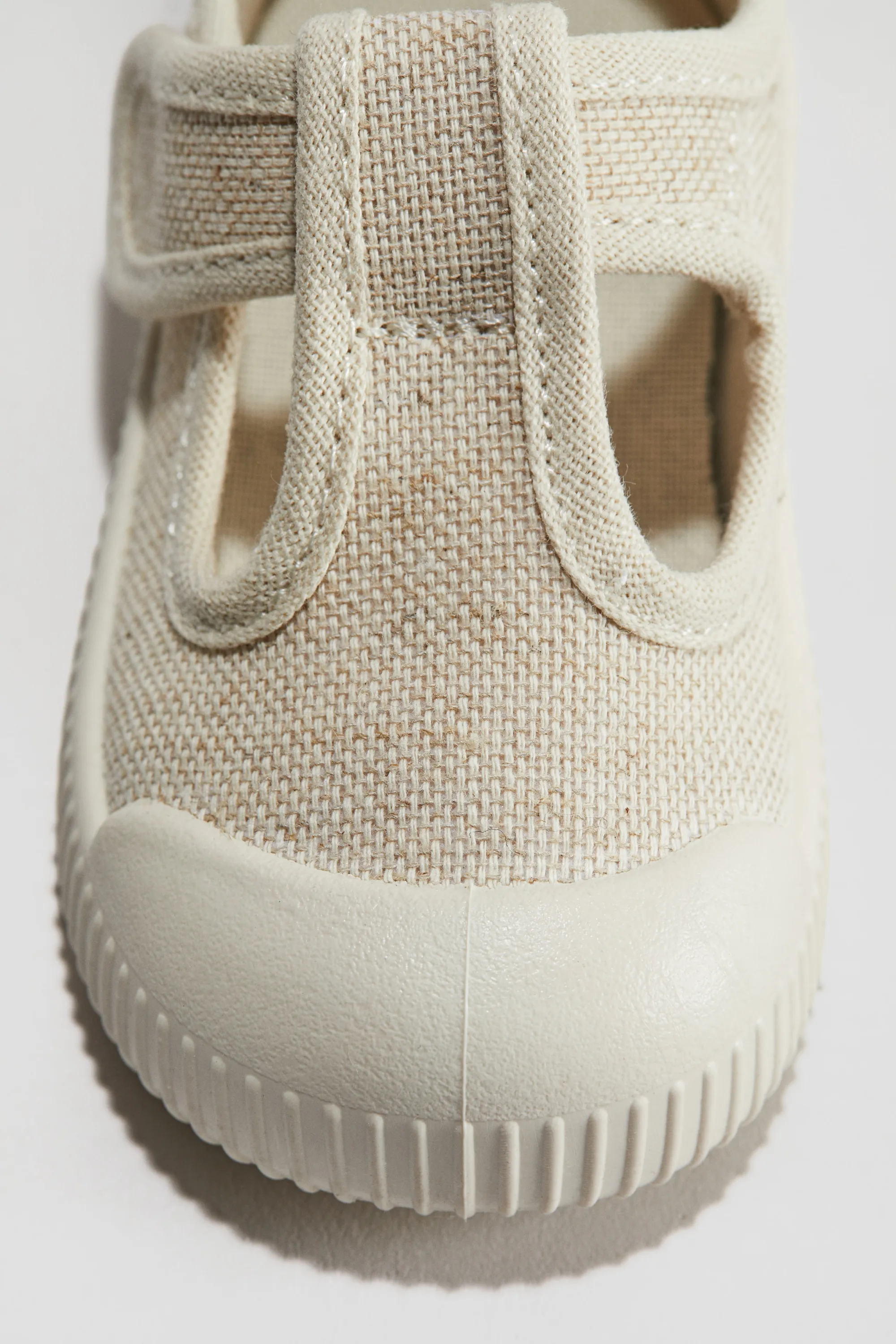 Sandales en coton - Beige clair