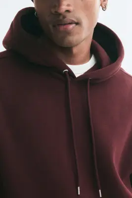 Hoodie Loose Fit - Bordeaux — photo 2