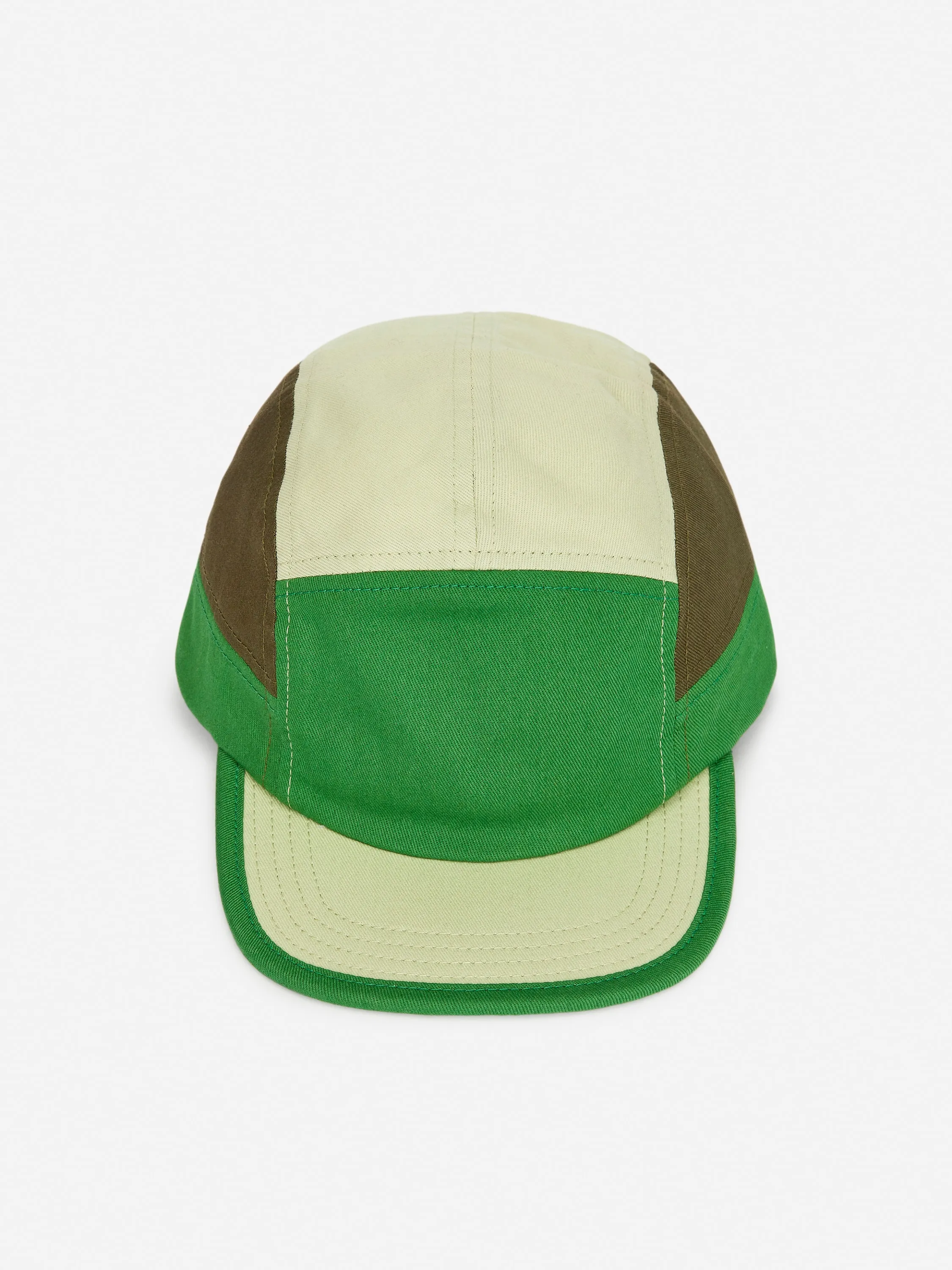 Casquette color-block - Vert/Beige