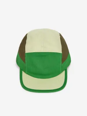 Casquette color-block - Vert/Beige — photo 1