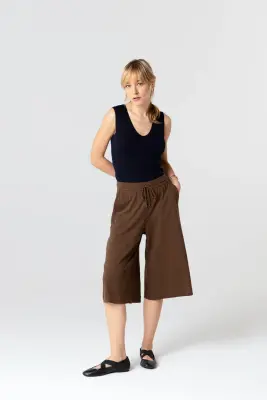 Short en coton et lin — photo 2