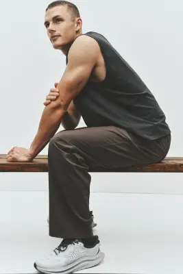 Pantalon de survêtement Regular Fit DryMove™ - Gris foncé — photo 3