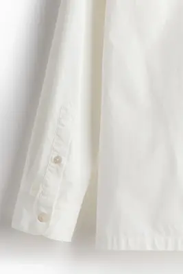 Chemise Regular Fit en popeline - Blanc — photo 2
