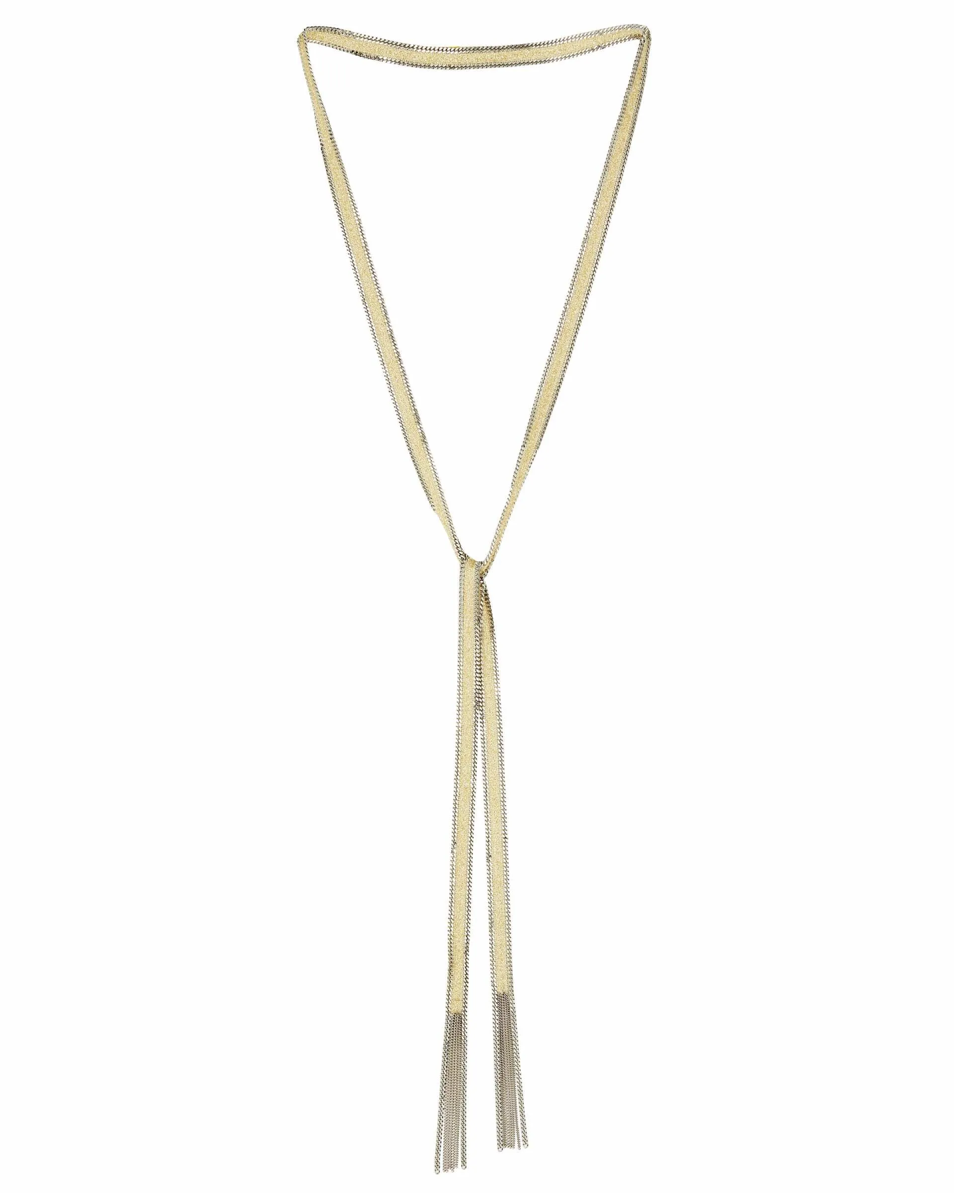 Collier ruban 1D005 light gold - Marie Laure Chamorel