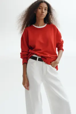 Pull oversize - Rouge — photo 3