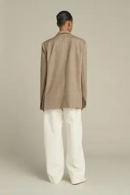VESTE HERMOSA MARRON/BEIGE — photo 2