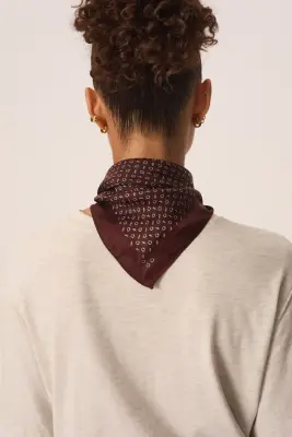 Foulard Natou Cravate Choco — photo 4