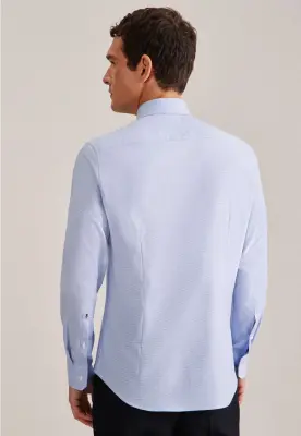 SEIDENSTICKER CHEMISE imprimé Bleu ciel — photo 3