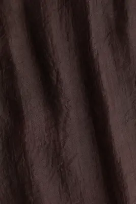 Pantalon avec jupe superposée - Marron foncé — photo 5