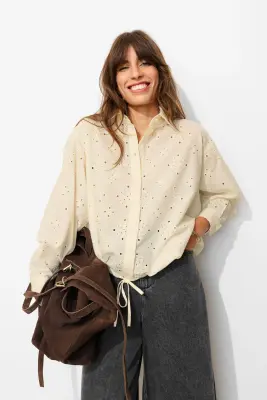 Chemise en broderie anglaise — photo 4