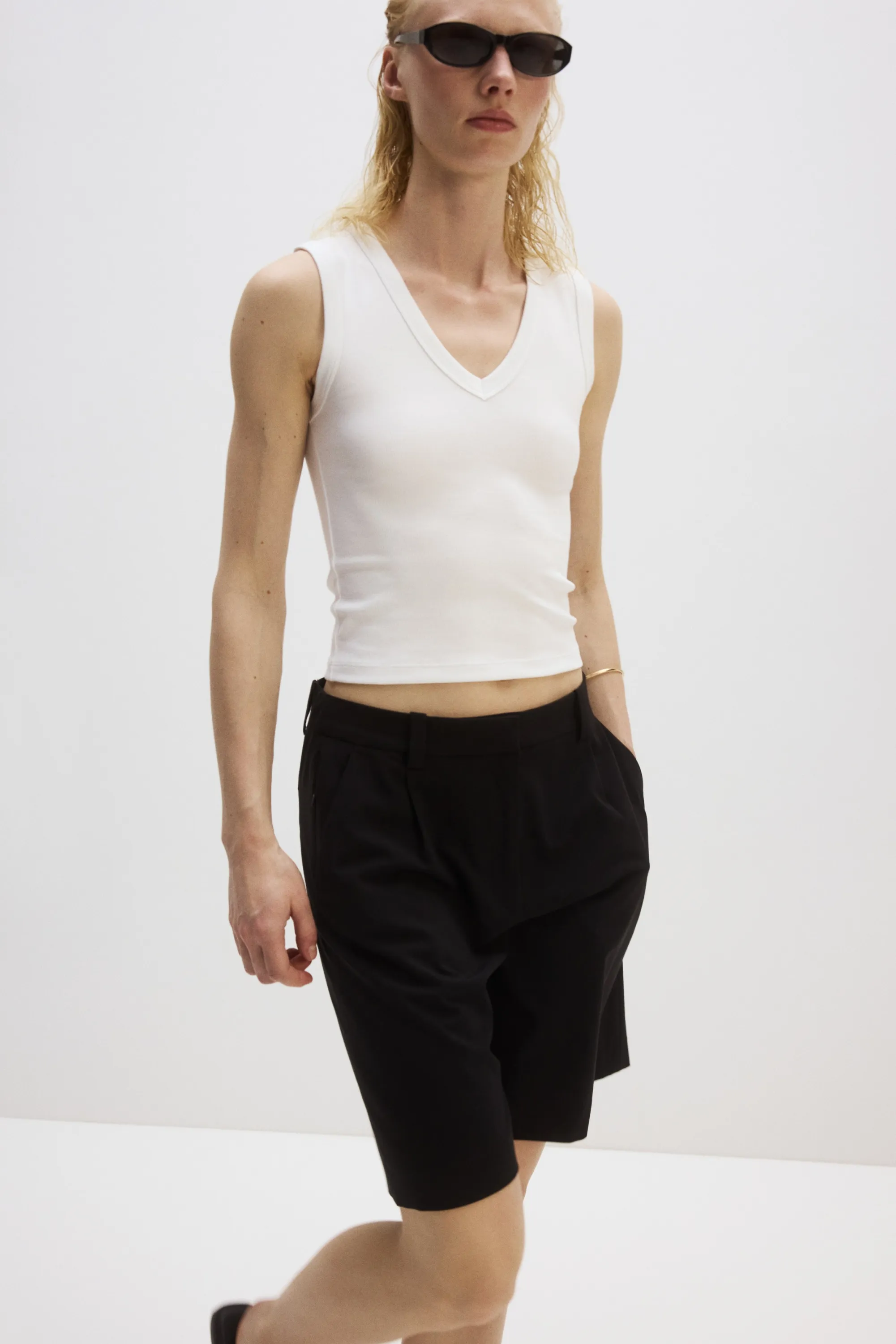 Short Bermuda Wrinkle Resistant Relaxed Fit - Noir