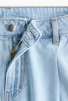 Wide Regular Waist Jeans - Bleu denim pâle — photo 4