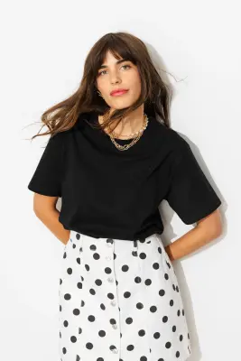 T-shirt basique col rond Femme — photo 2