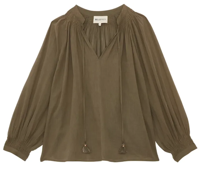 Blouse Sintra kaki - Belle Piece