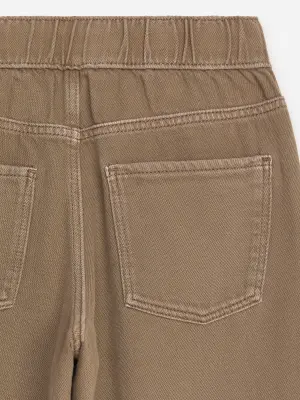 Pantalon en jean à enfiler - Taupe — photo 2