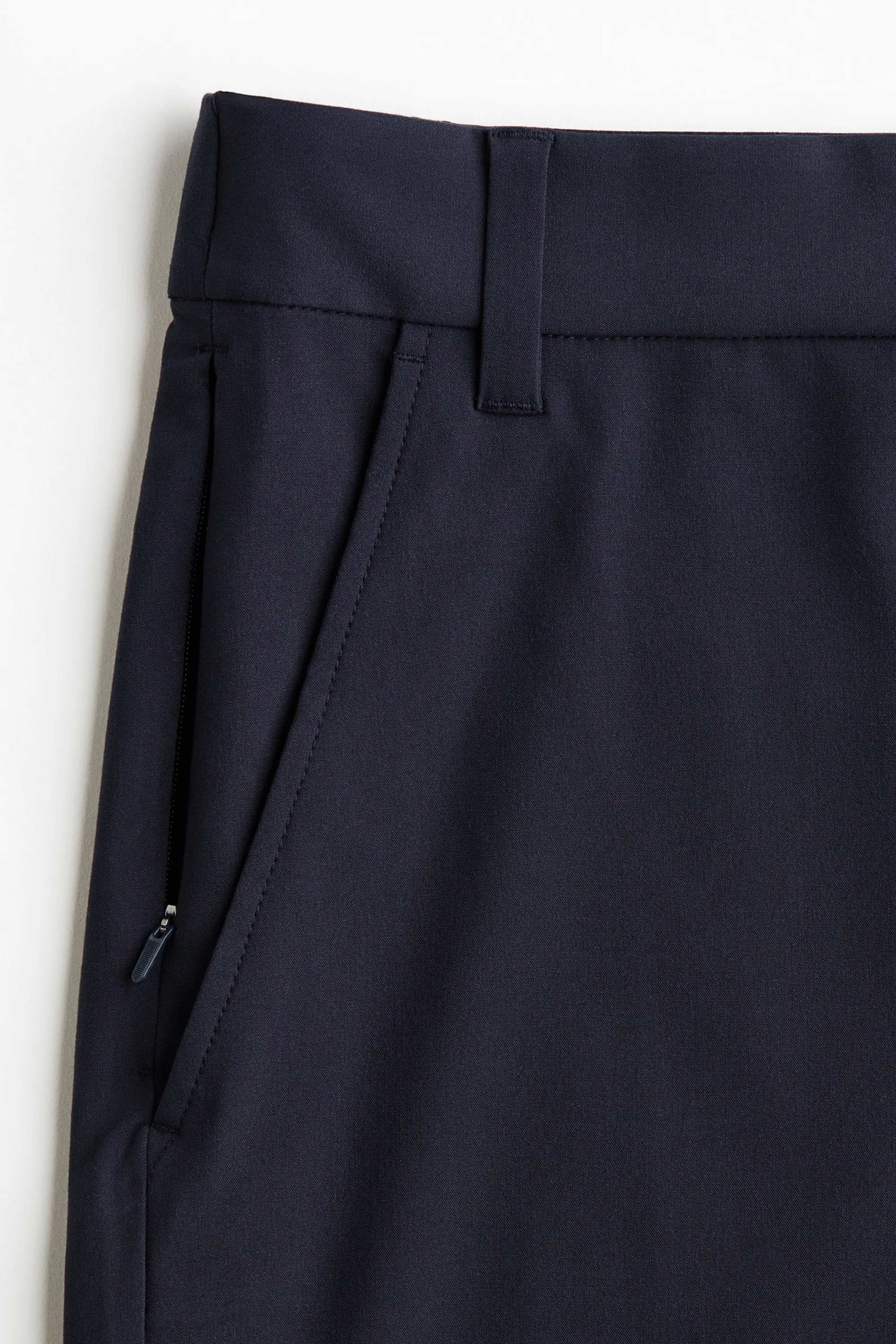 Short chino Four-way Stretch Loose Fit - Bleu marine