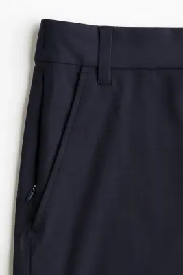 Short chino Four-way Stretch Loose Fit - Bleu marine — photo 1