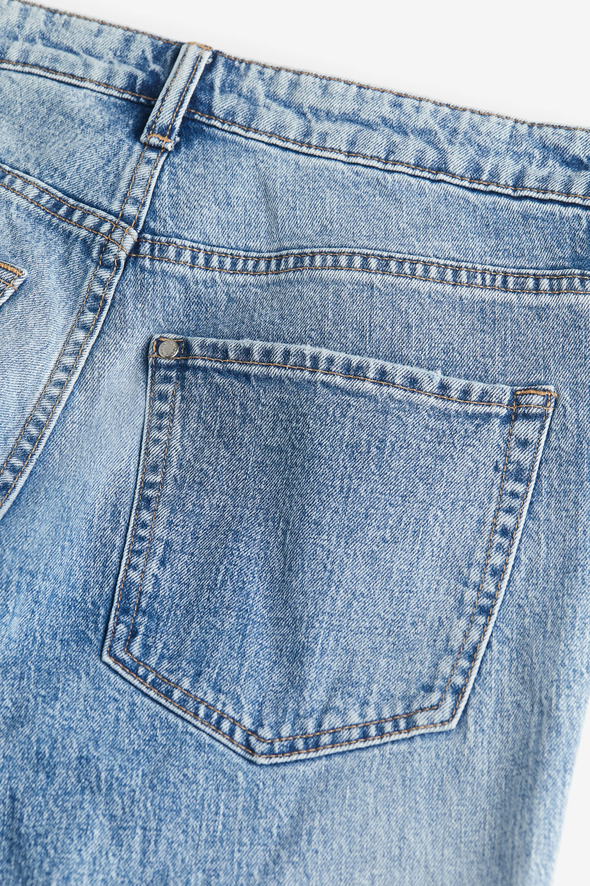 Bootcut High Jeans - Bleu denim clair