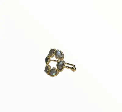 Bague ronde Labradorite - Au Fil de LO — photo 2