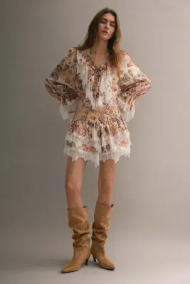 Bottes à bout pointu - Beige — photo 1