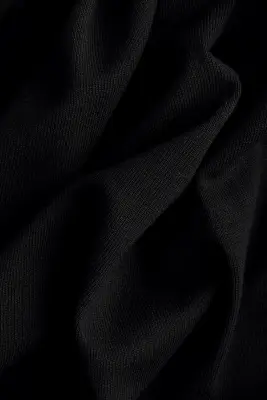 Pantalon à cordon avec jambes ballon - Noir — photo 5