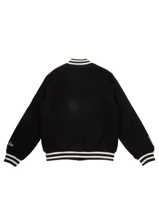 X STARCOW Tiger Wool Varsity Jacket Black — photo 2