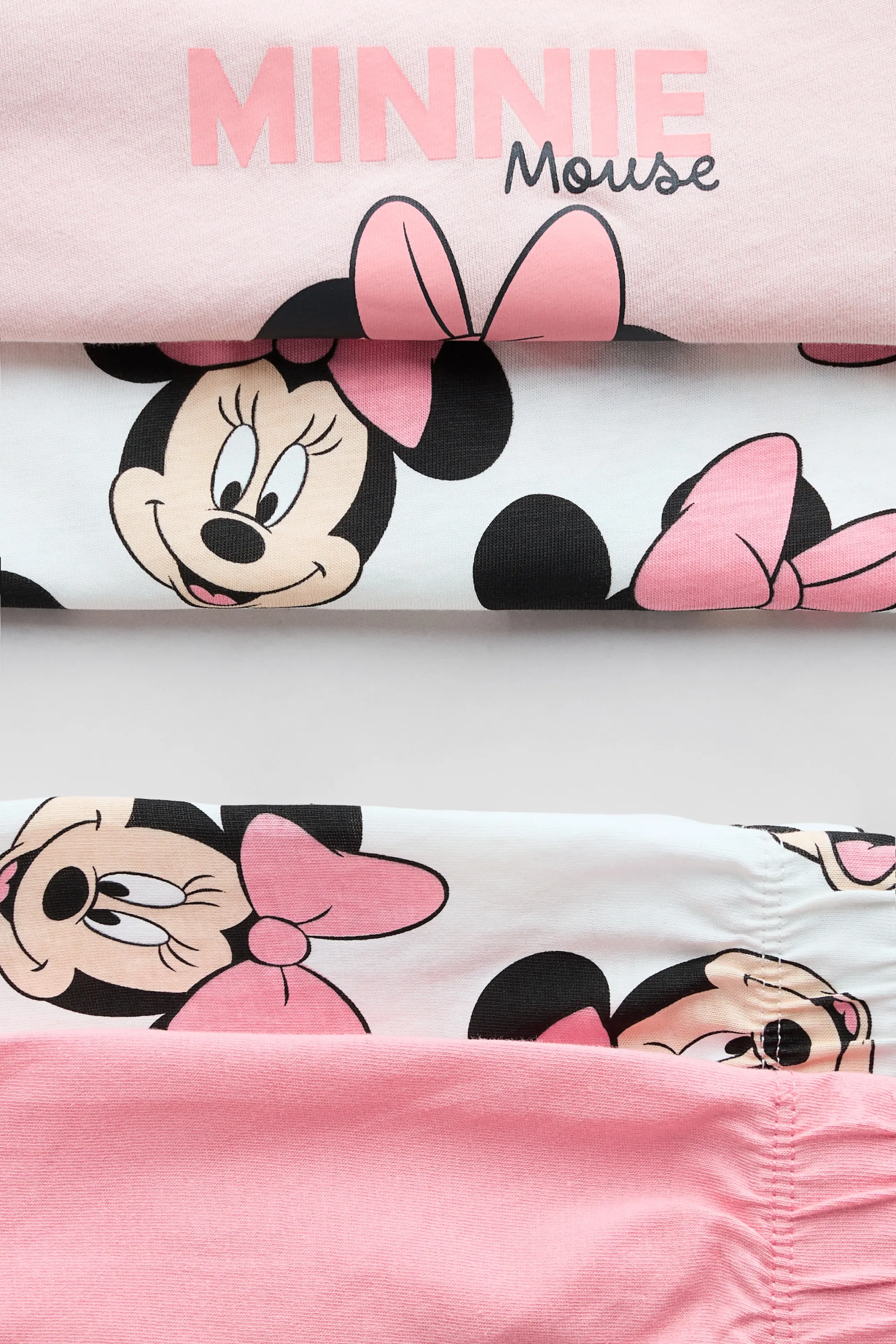 Lot de 2 pyjamas imprimés - Rose clair/Minnie