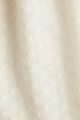 Robe brodée en coton - Crème — photo 1