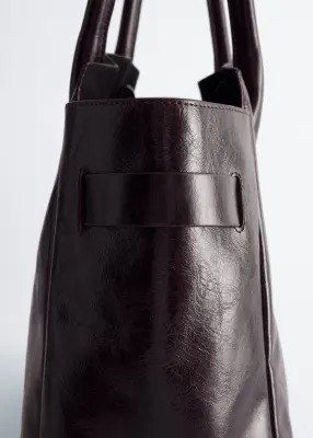 Sac cabas - Marron foncé — photo 3