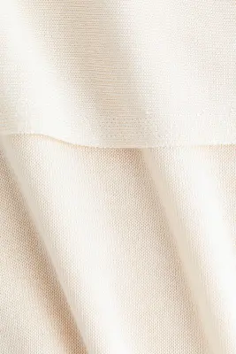 Top cape en maille fine - Beige clair — photo 4