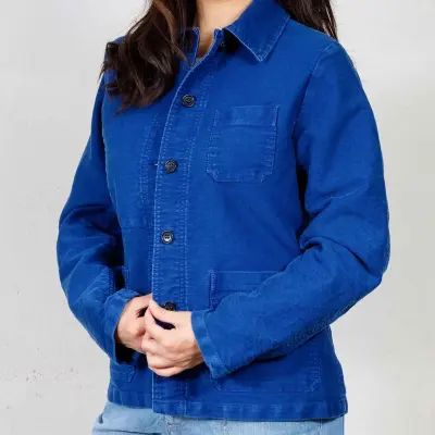 Veste femme workwear en moleskine 4M/4F — photo 3