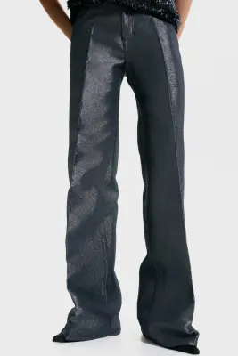 Jean scintillant - Bleu denim foncé — photo 2