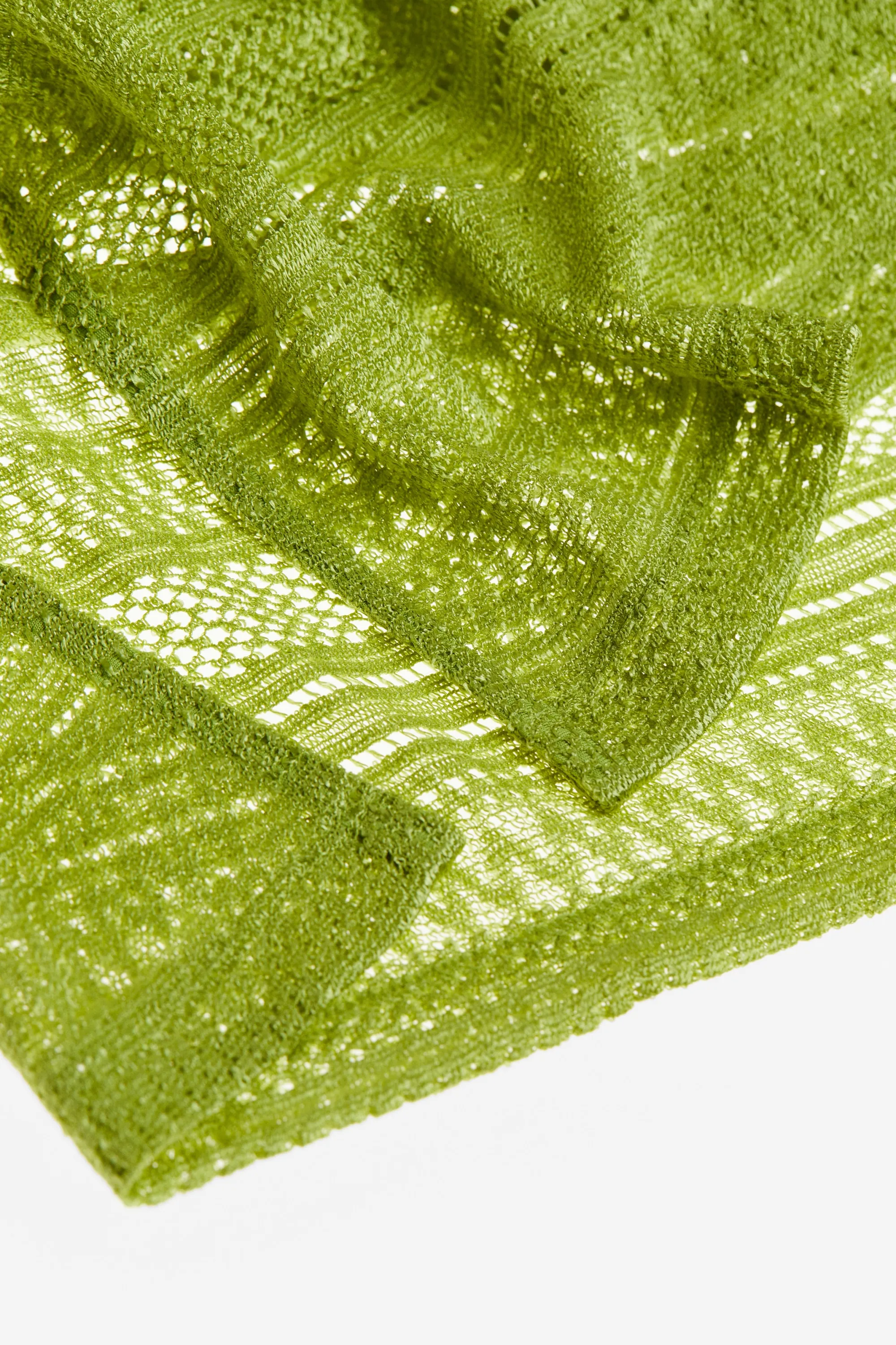 Robe moulante avec encolure en V - Vert olive