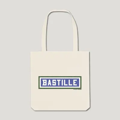 TOTE BAG IMPRIMÉ - BASTILLE - ÉCRU