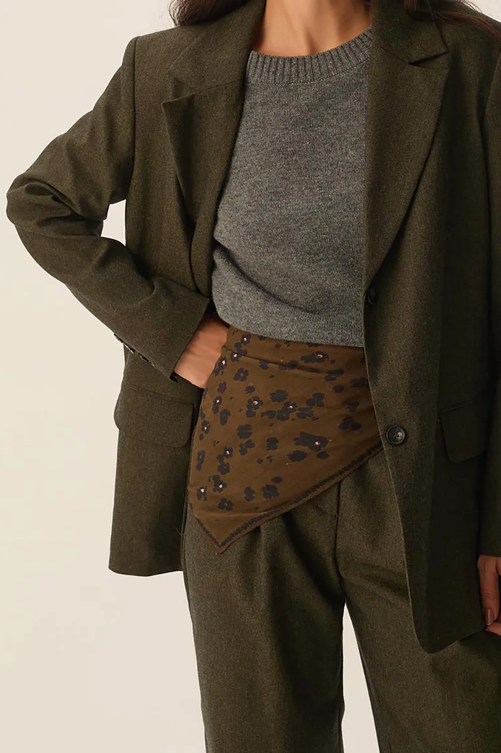 Veste Silhouette Kaki