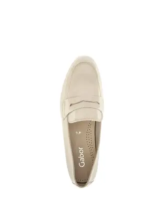 Mocassins Gabor 85.213.92 Beige - Cuir Grande Pointure Femme — photo 3
