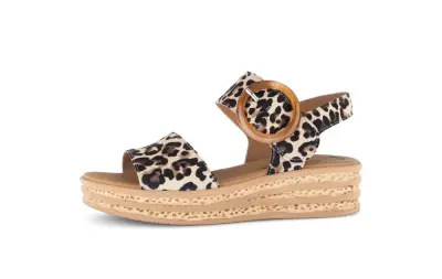 Sandales Gabor 84.550.34 Beige - Cuir Grande Pointure Femme — photo 3