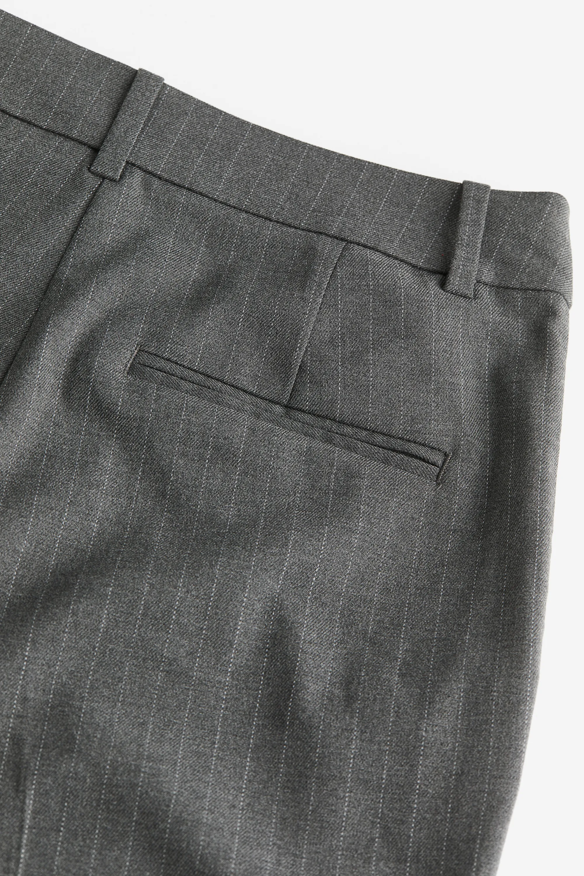 Pantalon Slim en twill - Gris foncé/rayures tennis
