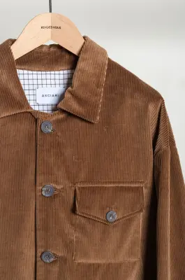 Asciari – OLIVER JACKET AB05 – LIGHT BROWN — photo 4