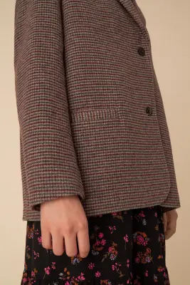 veste ernestine carreaux alison — photo 3
