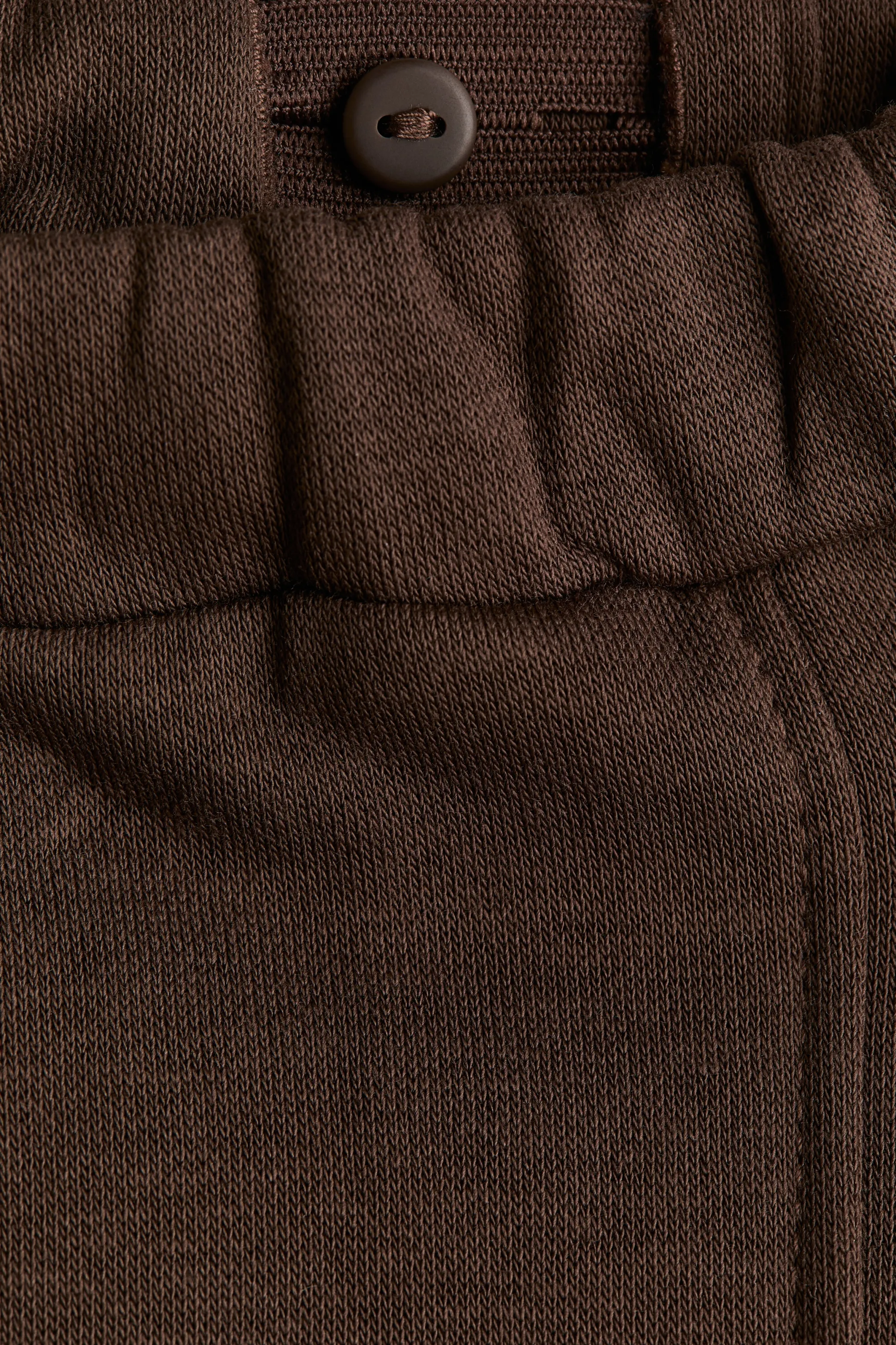 Pantalon jogger de style cargo en molleton - Marron