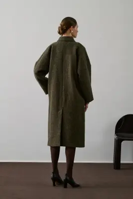 MANTEAU GUILHEM KAKI CHINÉ — photo 2