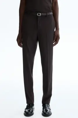 Pantalon de costume Slim Fit - Marron foncé — photo 1