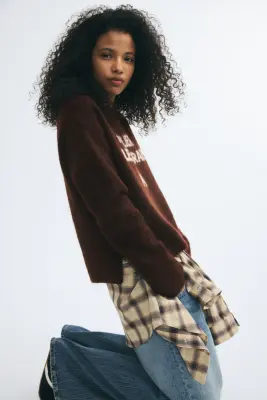Pull loose - Marron foncé/Atelier Le Marais — photo 2