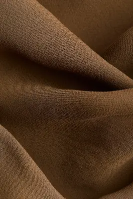 Top asymétrique à effet drapé - Beige foncé — photo 4