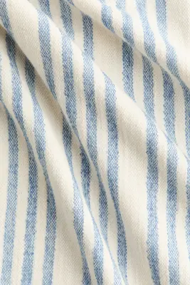 Top dos nu avec détail à nouer - Bleu clair/rayé — photo 3
