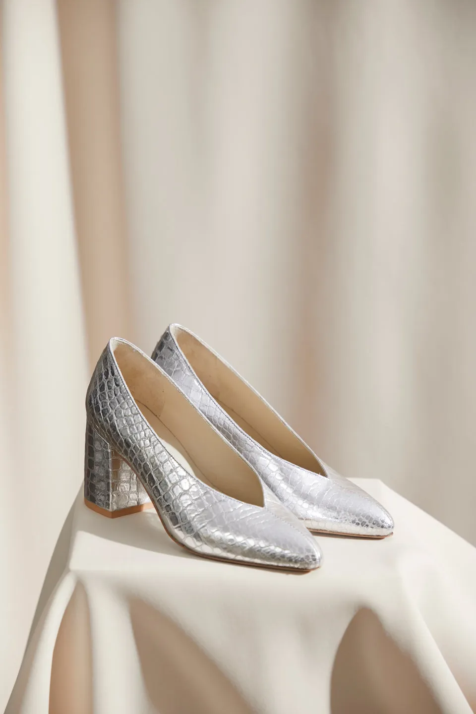 Escarpins Hesse Silver